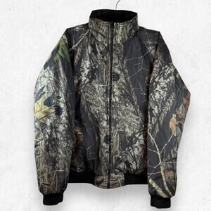 RedHead Vintage Camo Full Zip Insulated Reversible Bomber Jacket Men's M